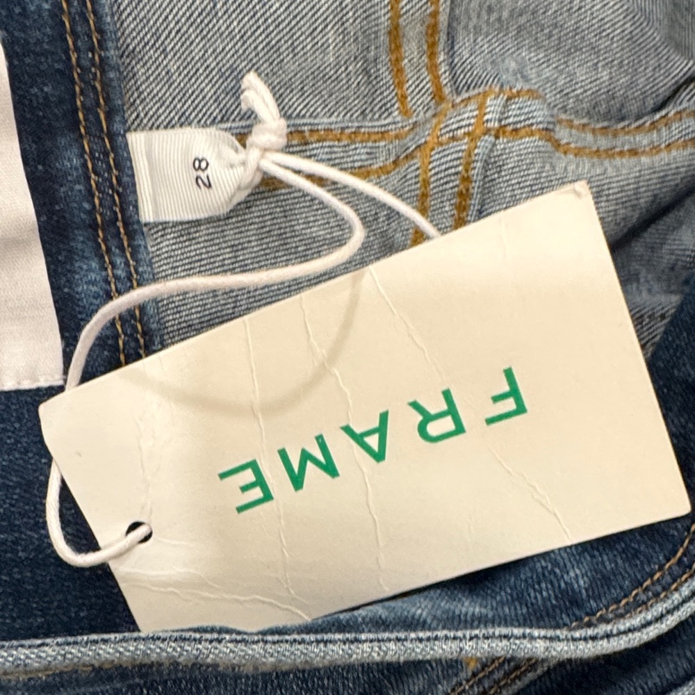Frame Denim Indigo Wide Leg Jeans - Picture 5 of 5